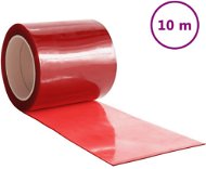 Záves SHUMEE Záves do dverí 200 mm × 1,6 mm 10 m PVC, červený - Závěs