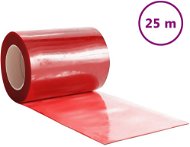 SHUMEE Závěs do dveří 300 mm × 2,6 mm 25 m PVC, červený - Závěs