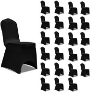 Shumee Na stoličky napínací čierny 24 ks - Poťah
