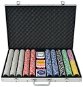 Shumee Poker set 1000 laserových žetonů hliník - Karetní hra