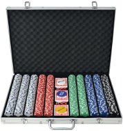 Shumee Poker set 1000 žetonů hliník - Karetní hra