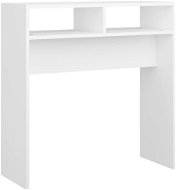 SHUMEE Konzolový stolík, biely 78 × 30 × 80 cm - Konzolový stolík
