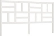 SHUMEE Čelo postele biele, masívna borovica, 186 × 4 × 104 cm - Čelo postele