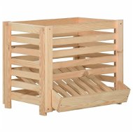 Shumee Bedna na brambory 60 × 40 × 50 cm masivní borové dřevo - Úložný box