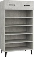 Shumee Botník betonově šedý 60 × 35 × 105 cm kompozitní dřevo - Botník