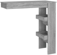 Shumee Nástenný barový stolík sivý sonoma 102 × 45 × 103,5 cm - Barový stôl
