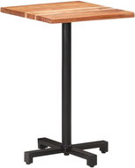Shumee Bistro stolek s živou hranou 50 × 50 × 75 cm akáciové dřevo - Barový stůl