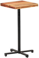 Shumee Barový stůl čtvercový 50 × 50 × 110 cm masivní akáciové dřevo - Barový stůl