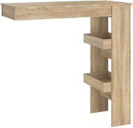 Shumee Nástěnný barový stolek sonoma 102 × 45 × 103,5 cm kompozitní dřevo - Barový stůl