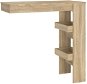 Shumee Nástenný barový stolík sonoma 102 × 45 × 103,5 cm kompozitné drevo - Barový stôl