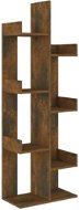 Shumee Knižnica 48 × 25,5 × 140 cm dymový dub kompozitné drevo - Regál