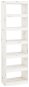 Knihovna Shumee Knihovna / dělicí stěna bílá 60 × 30 × 199,5 cm masivní borovice - Knihovna