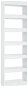 Shumee Knihovna / dělicí stěna bílá 60 × 30 × 198 cm - Knihovna