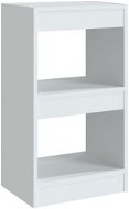 Regál Shumee Knihovna / dělicí stěna bílá 40 × 30 × 72 cm - Regál