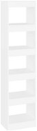 Shumee Knihovna / dělicí stěna bílá 40 × 30 × 166 cm - Knihovna