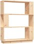 Shumee Knižnica/deliaca stena 80 × 25 × 101 cm masívna borovica - Regál