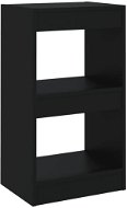 Shumee Knižnica/deliaca stena čierna 40 × 30 × 72 cm - Knižnica