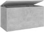 Shumee Úložná truhla betonově šedá 84 × 42 × 46 cm kompozitní dřevo - Truhla
