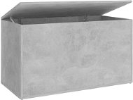 Shumee Úložná truhlica betónovo sivá 84 × 42 × 46 cm kompozitné drevo - Truhla