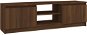 Shumee TV skrinka hnedý dub 120 × 30 × 35,5 cm kompozitné drevo - TV stolík
