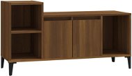 Shumee TV skrinka hnedý dub 100 × 35 × 55 cm kompozitné drevo - TV stolík