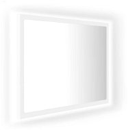 Shumee LED koupelnové zrcadlo bílé 60 × 8,5 × 37 cm akrylové - Zrcadlo