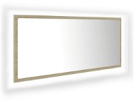 Shumee LED koupelnové zrcadlo dub sonoma 100 × 8,5 × 37 cm dřevotříska - Zrcadlo