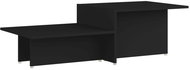 Shumee Konferenční stolek černý 111,5 × 50 × 33 cm dřevotříska - Coffee Table