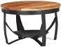 Shumee Konferenční stolek O68 × 43 cm masivní akáciové dřevo - Konferenční stolek
