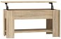 Shumee Konferenční stolek dub sonoma 101 × 49 × 52 cm kompozitní dřevo - Konferenční stolek