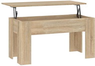 Shumee Konferenční stolek dub sonoma 101 × 49 × 52 cm kompozitní dřevo - Konferenční stolek