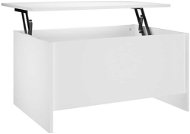 Shumee Konferenčný stolík biely 80 × 55,5 × 41,5 cm kompozitné drevo - Konferenčný stolík