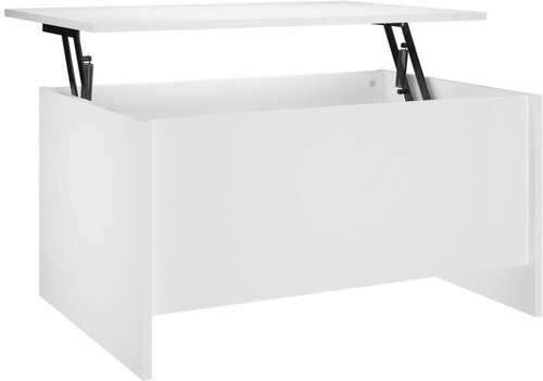 Shumee Konferenční stolek bílý 80 × 55,5 × 41,5 cm kompozitní dřevo - Konferenční stolek - Main image