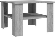 Shumee Konferenční stolek šedý sonoma 60 × 60 × 42 cm kompozitní dřevo - Konferenční stolek