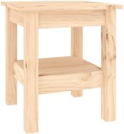 Shumee Konferenčný stolík 35 × 35 × 40 cm masívne borovicové drevo - Konferenčný stolík