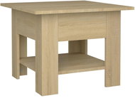 Shumee Konferenční stolek dub sonoma 55 × 55 × 42 cm dřevotříska - Konferenční stolek