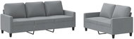 Shumee 2dílná sedací souprava 3201460, textil, světle šedá - Sedací souprava