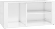 Shumee Botník 100 × 35 × 45 cm, bílý s vysokým leskem - Botník