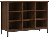 Shumee Botník 100 × 35 × 70 cm, hnědý dub - Botník