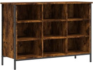 Shumee Botník 100 × 35 × 70 cm, kouřový dub - Botník