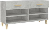 Shumee Botník 102 × 35 × 55 cm, 812820, betonově šedý - Botník