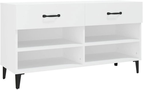 Shumee Botník 102 × 35 × 55 cm, 812825, bílý - Botník - Main image