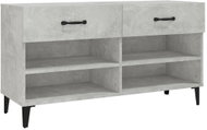 Shumee Botník 102 × 35 × 55 cm, 812829, betonově šedý - Botník
