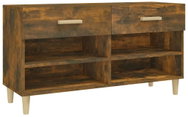 Shumee Botník 102 × 35 × 55 cm, 817567, kouřový dub - Botník
