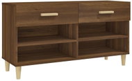Shumee Botník 102 × 35 × 55 cm, 817569, hnědý dub - Botník
