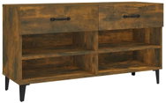Shumee Botník 102 × 35 × 55 cm, 817570, kouřový dub - Botník