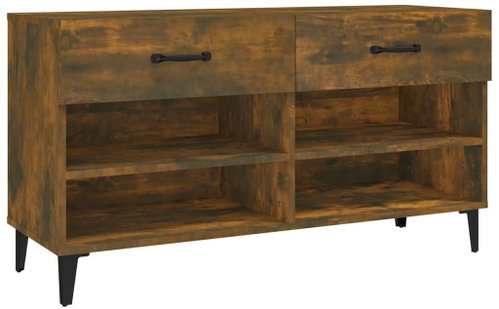 Shumee Botník 102 × 35 × 55 cm, 817570, kouřový dub - Botník - Main image