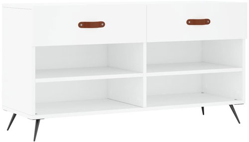 Shumee Botník 102 × 35 × 55 cm, 829708, bílý - Botník - Main image