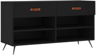 Shumee Botník 102 × 35 × 55 cm, 829709, černý - Botník
