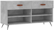 Shumee Botník 102 × 35 × 55 cm, 829712, betonově šedý - Botník